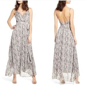 Snakeskin Wrap Dress